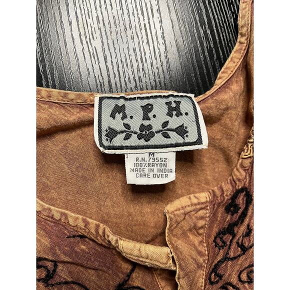 Distressed boho/bollywood style mini dress - Picture 7 of 12